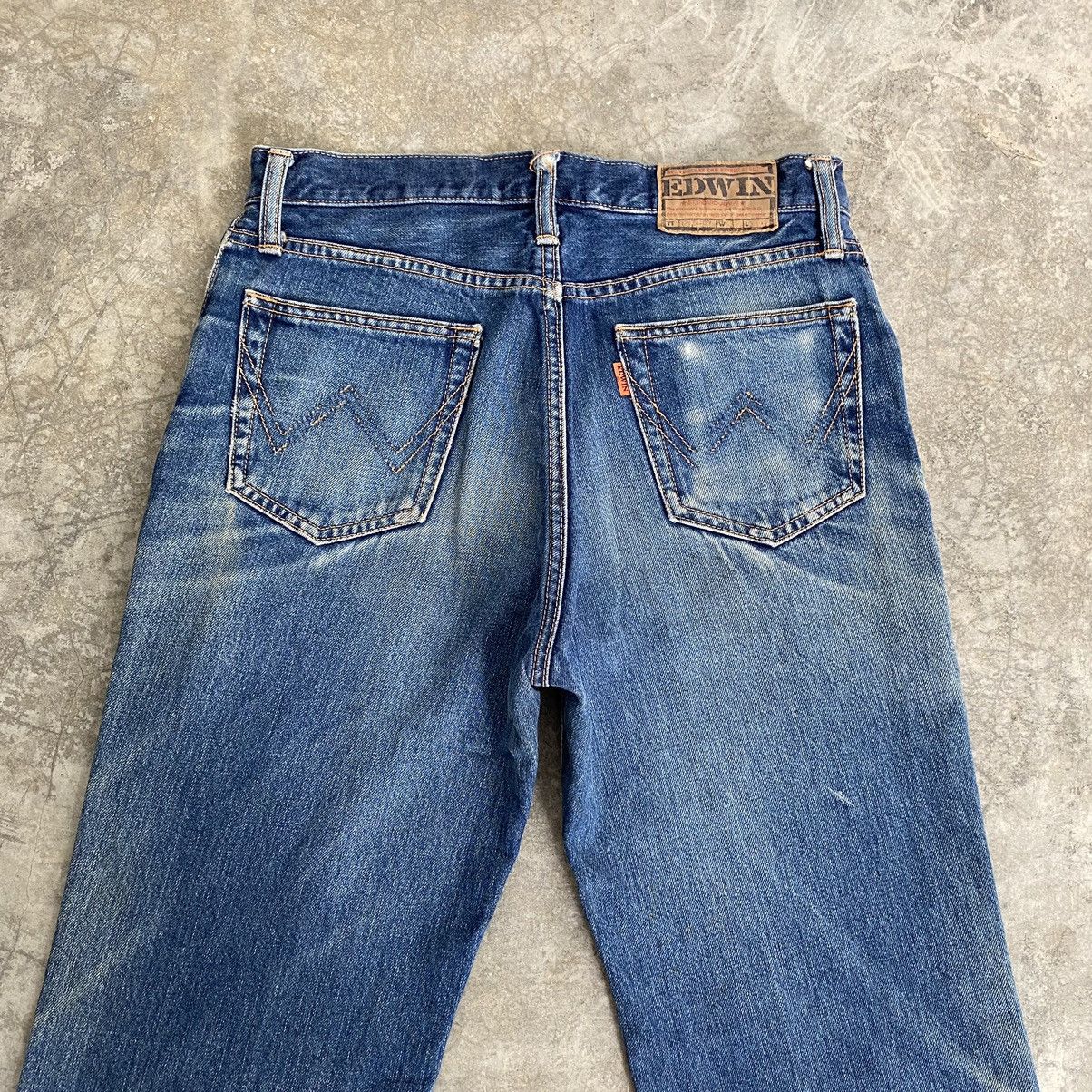 Edwin Size 29x29 Vintage Edwin Faded Honeycomb Denim Jeans Size US 29 - 12 Thumbnail