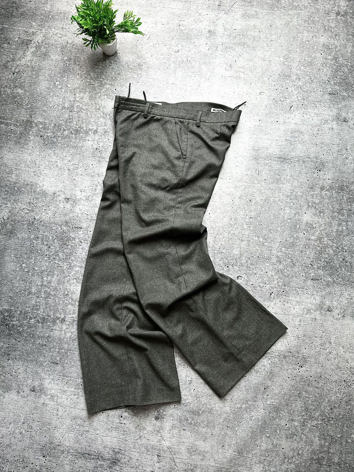 Jil Sander Vintage Jil Sander Trousers Casual Wool Womens Pant Size 30" / US 8 / IT 44 - 2 Thumbnail