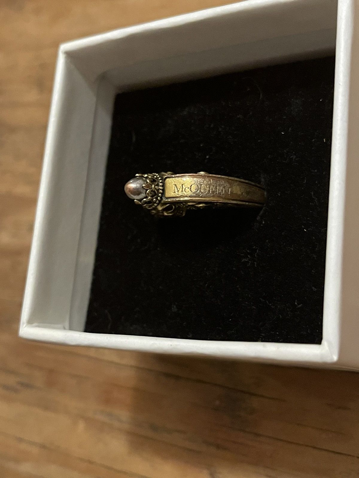 Alexander McQueen Alexander McQueen King skull ring size 9 Size ONE SIZE - 5 Thumbnail
