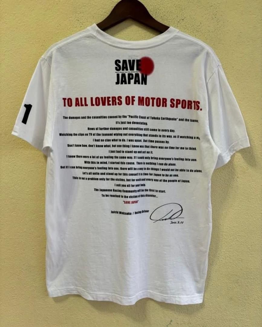 Japanese Brand Save Japan Official Charity Tee Powered by Juichi Wakisaka Size US L / EU 52-54 / 3 - 2 Thumbnail