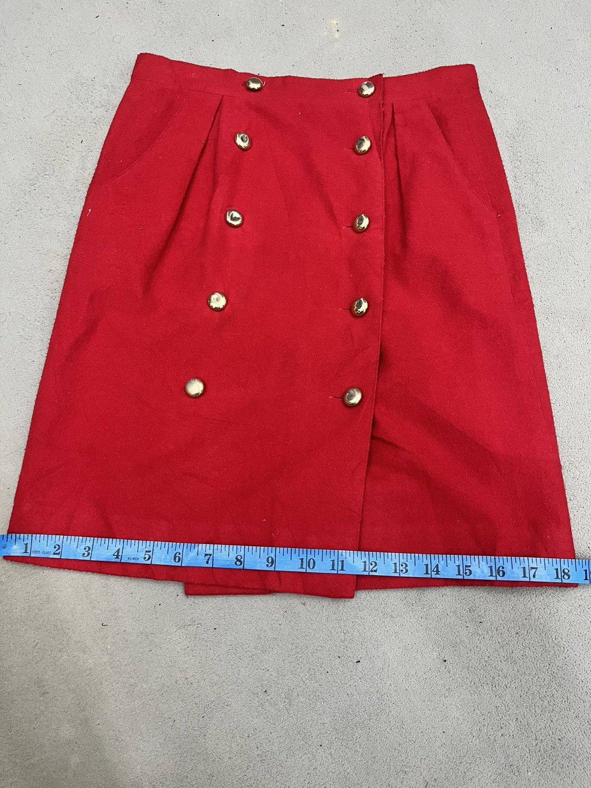 Designer × Japanese Brand × Mademoiselle Non Non ARCHIVE🔥LUCE BY MADEMOISELLE BUTTON SKIRT Size 28" / US 6 / IT 42 - 12 Thumbnail