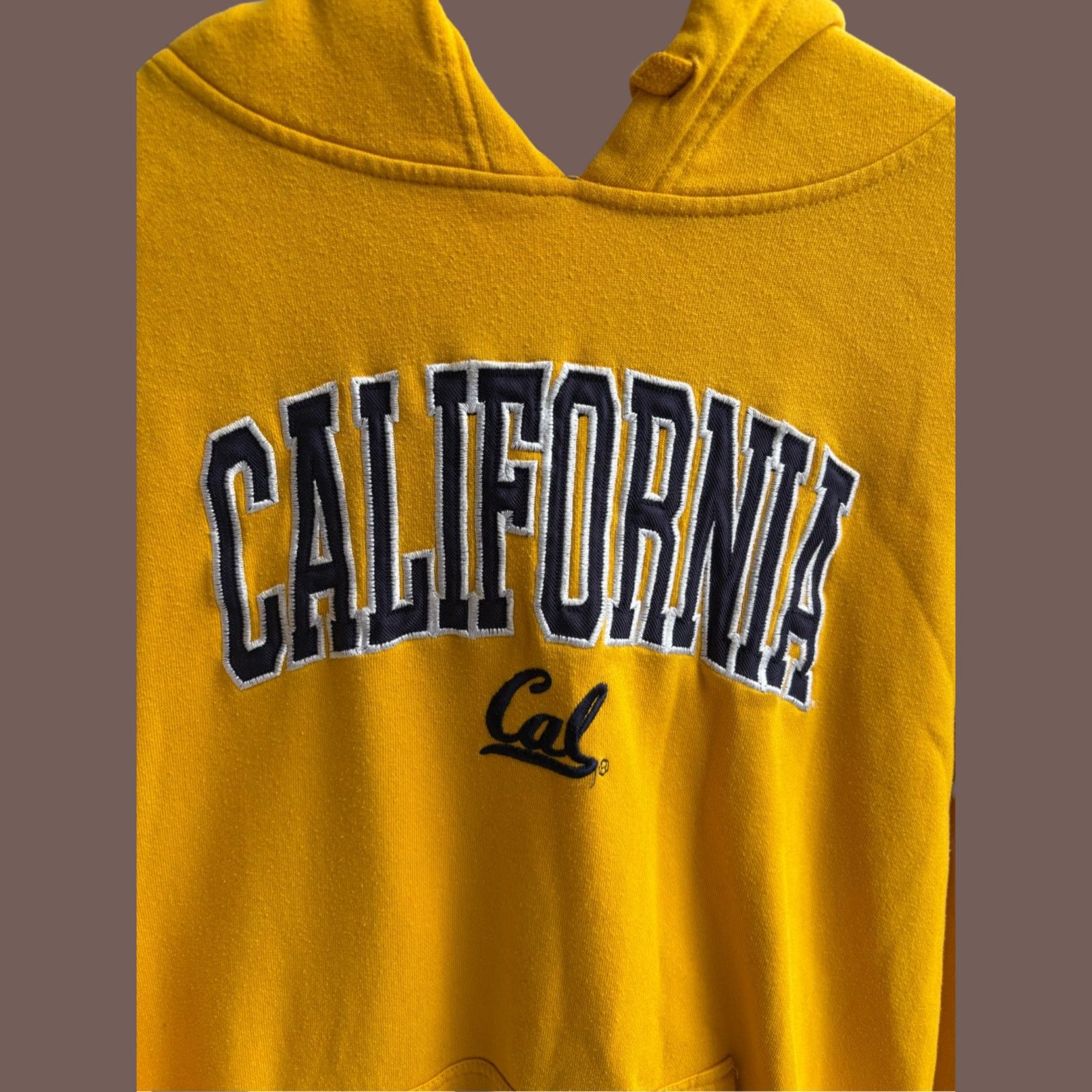Vintage VTG Cal Berkeley Hoodie | Yellow Pullover S | College Core Size US S / EU 44-46 / 1 - 2 Thumbnail