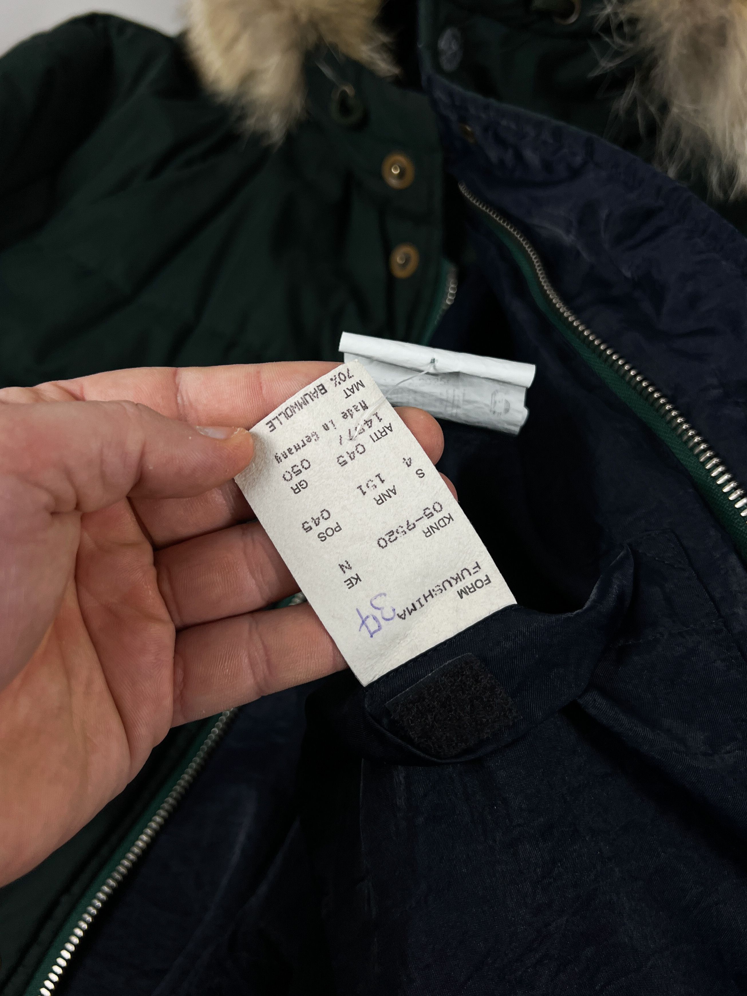 Hugo Boss HUGO BOSS Vintage Men`s Parka Jacket Size US L / EU 52-54 / 3 - 7 Thumbnail