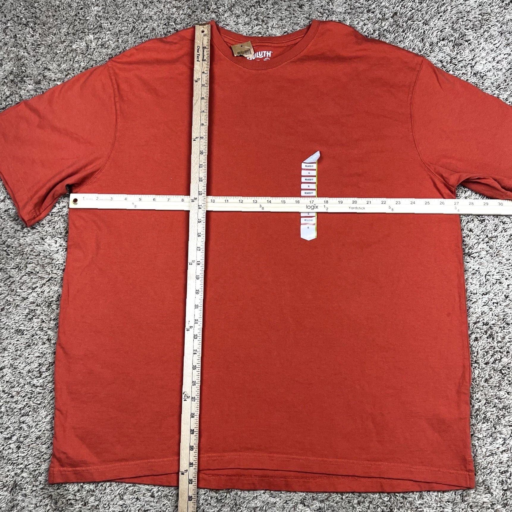 Duluth Trading Company Duluth Trading T-Shirt Men XL Orange Crewneck 100% Cotton Short Sleeve Relaxed Fit Outdoor Workwear Size US XL / EU 56 / 4 - 7 Thumbnail