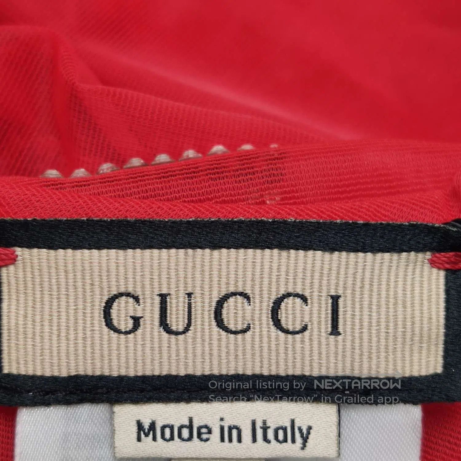 Gucci Red Sheer Mesh Long. Size XS / US 0-2 / IT 36-38 - 2 Thumbnail