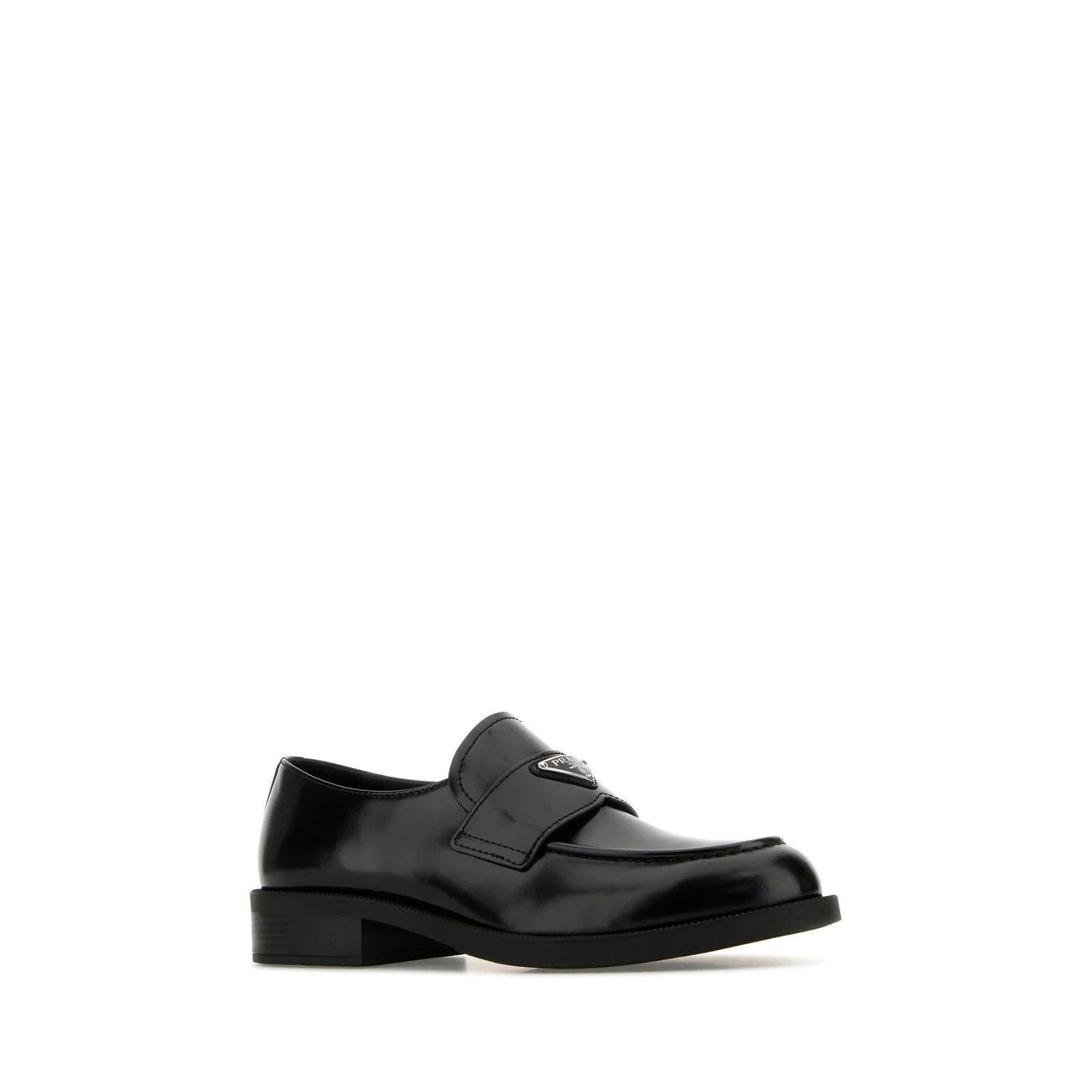 Prada PRADA Black Leather Loafers New And Authentic (Men's size:7; Size US 7 / EU 40 - 2 Thumbnail