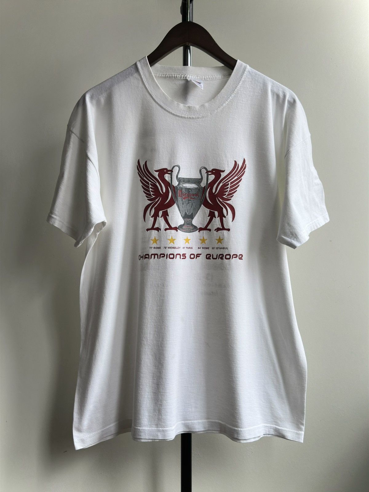 Vintage Vintage Liverpool UEFA Champions League Final 2005 Tee Size US XL / EU 56 / 4 - 1 Thumbnail