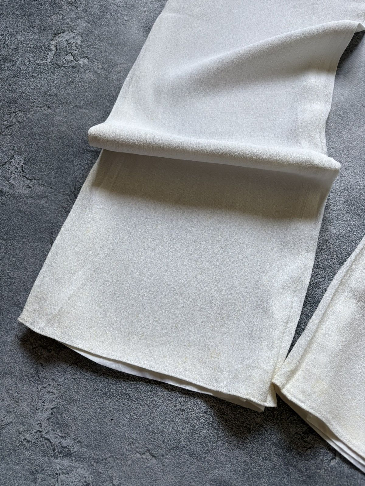 Claude Montana RARE 90s Claude Montana Paris Vintage Baggy White Pants Size 30" / US 8 / IT 44 - 6 Thumbnail