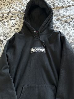 Supreme black best sale bandana hoodie