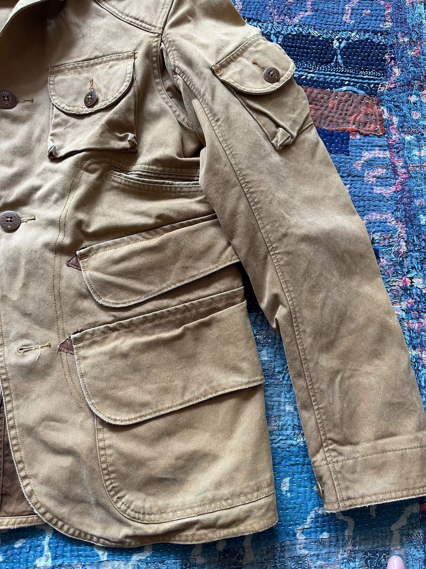 RRL Ralph Lauren RRL Hunting Jacket Hooded Thick Canvas Size S Size US S / EU 44-46 / 1 - 6 Thumbnail
