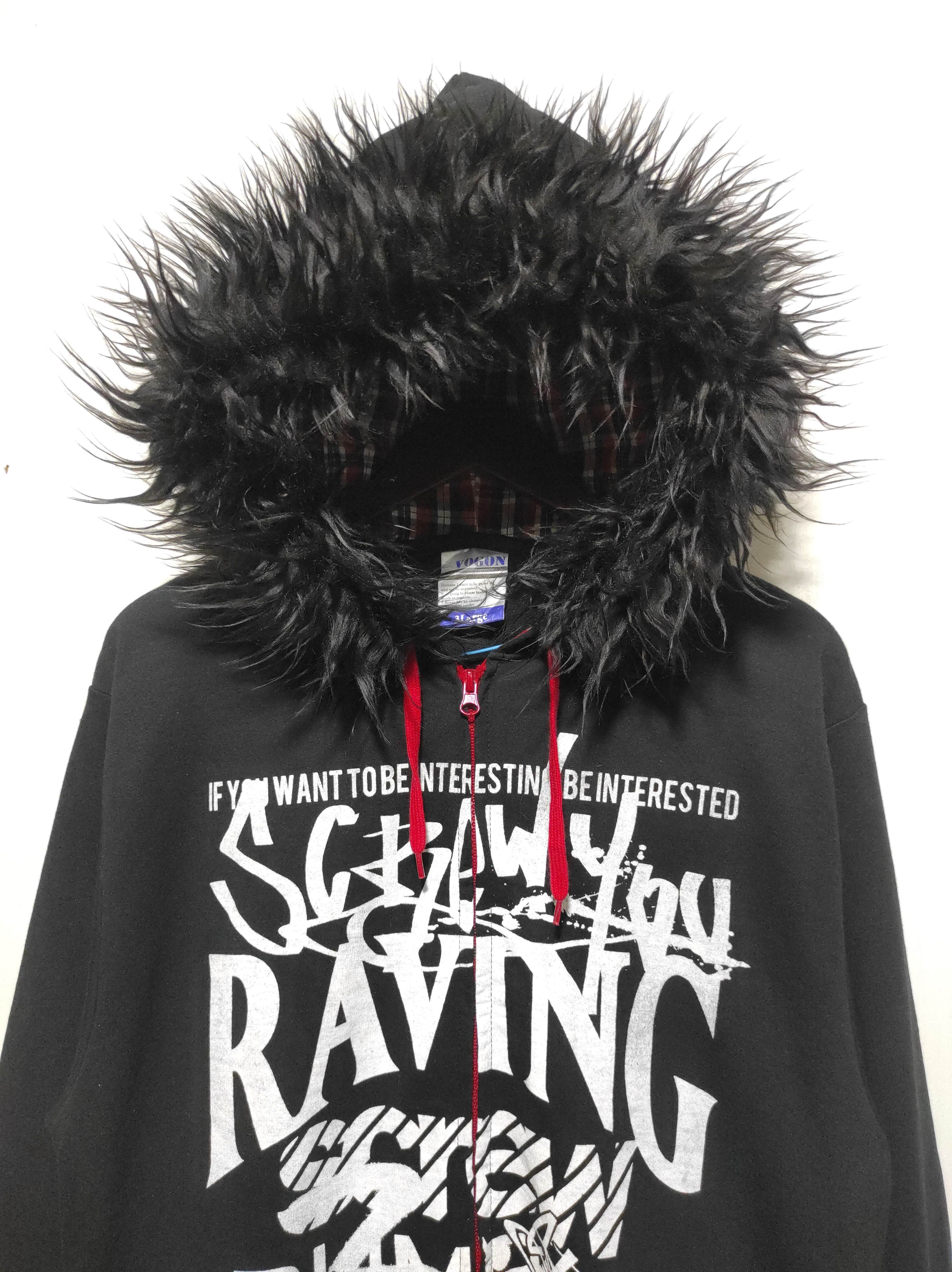 Hysteric Glamour Vogon Zip Fur Hoodie IfSixWasNine LGB style Size US L / EU 52-54 / 3 - 3 Thumbnail