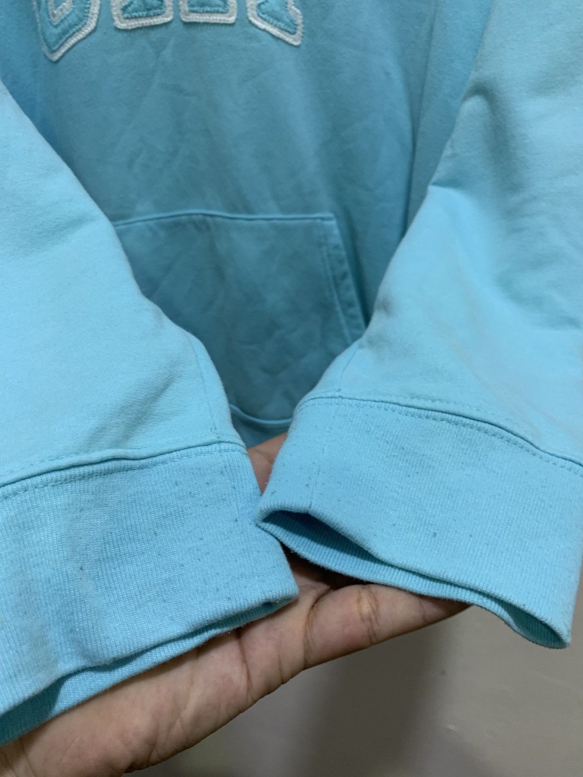 Gap Vintage GAP Hoodie Turquoise Pullover Hoodie Size US XL / EU 56 / 4 - 4 Thumbnail