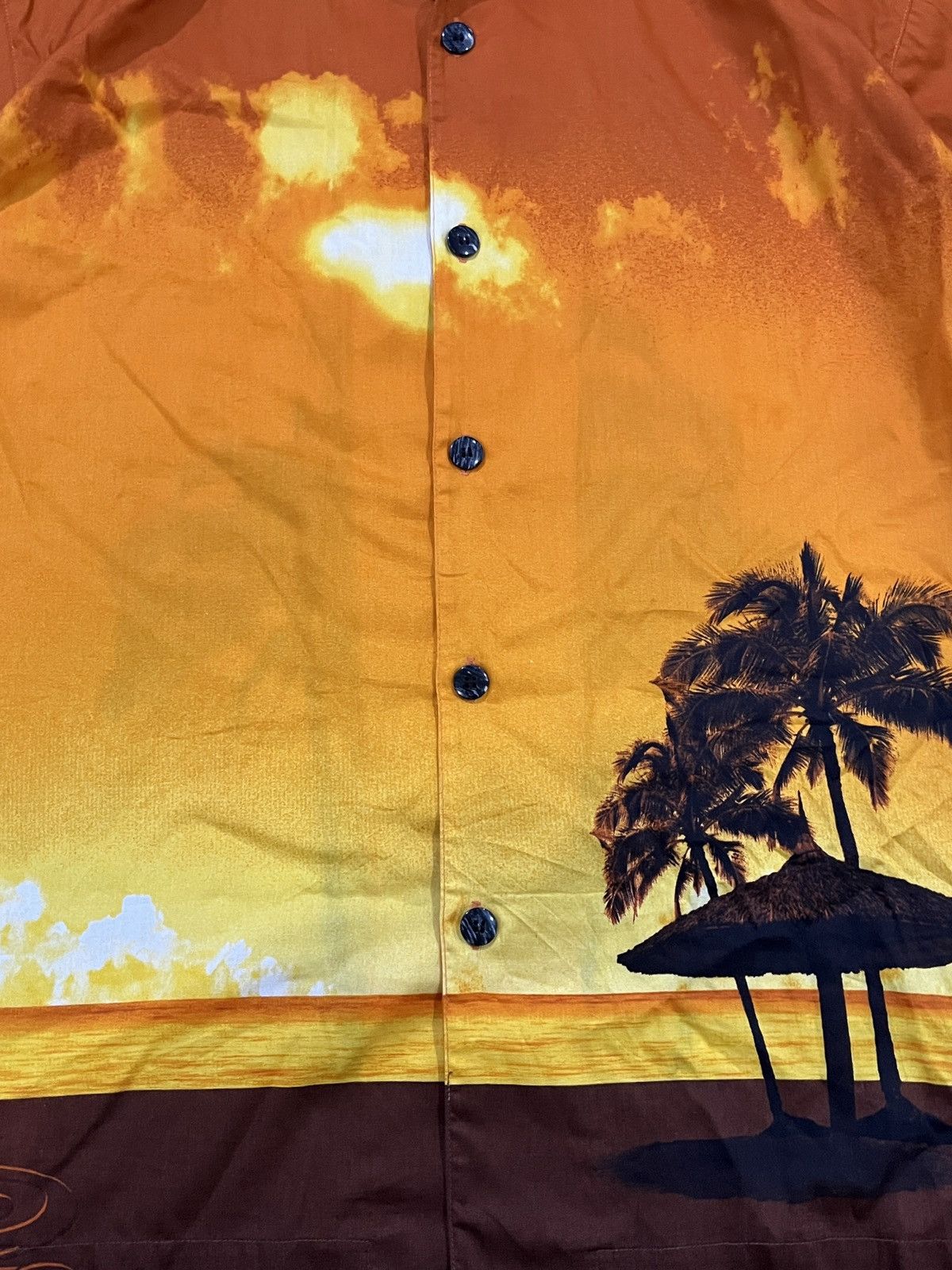 Japanese Brand × Vintage Piko Hawaiian Longboard Open Collar Shirt Size US L / EU 52-54 / 3 - 10 Thumbnail