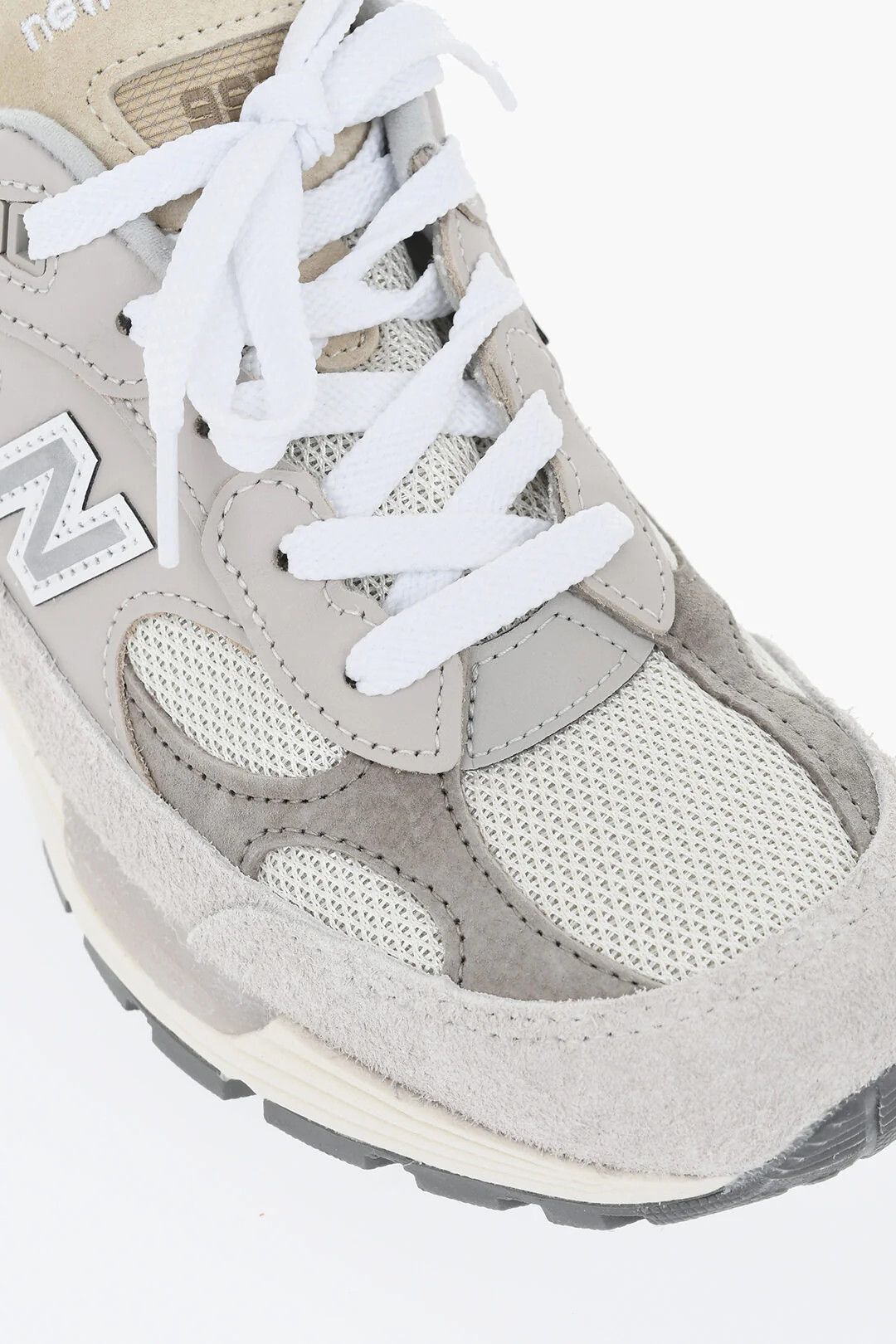 New Balance og1mm0326 Suede Lace-Up Sneakers in Beige Size US 7 / EU 40 - 4 Thumbnail