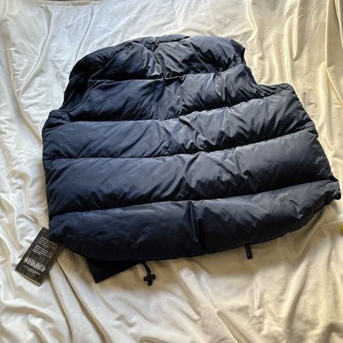 Other $540 NWT RARE Men's Woolrich Down Vest Navy Blue Premium Pad Size US XL / EU 56 / 4 - 10 Thumbnail