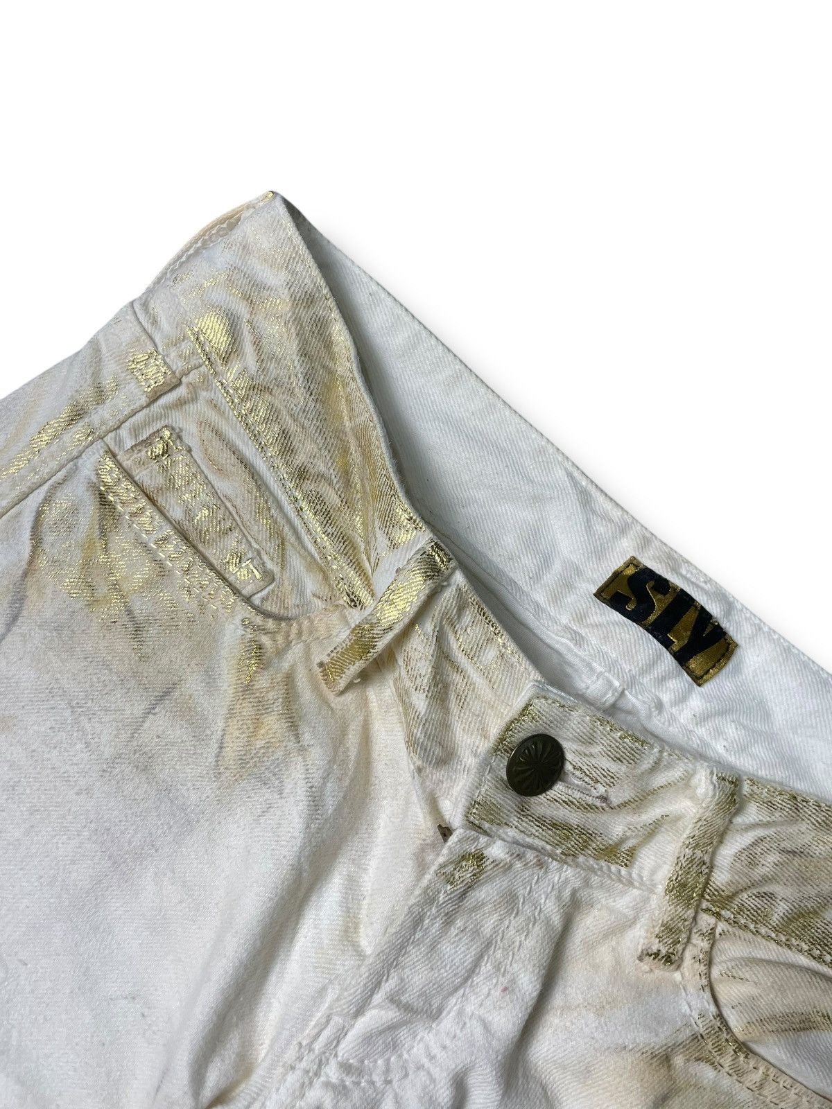 Japanese Brand × Vintage SLY Japanese Brand Flare Jeans (86) Size 29" - 7 Thumbnail
