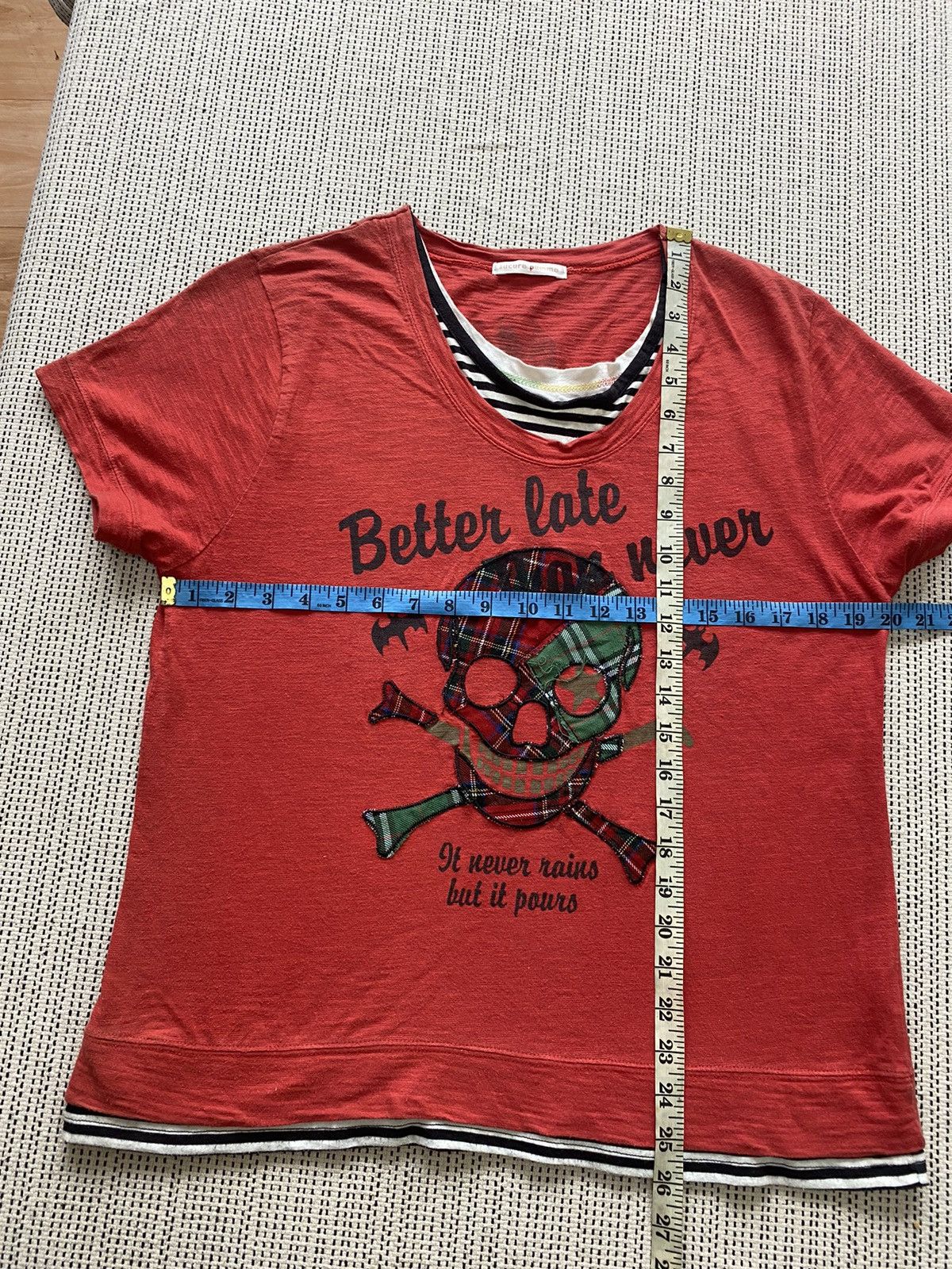 Japanese Brand × Seditionaries VERY RARE SUCURE POMME BETTER LATE NEVER Size US M / EU 48-50 / 2 - 7 Thumbnail