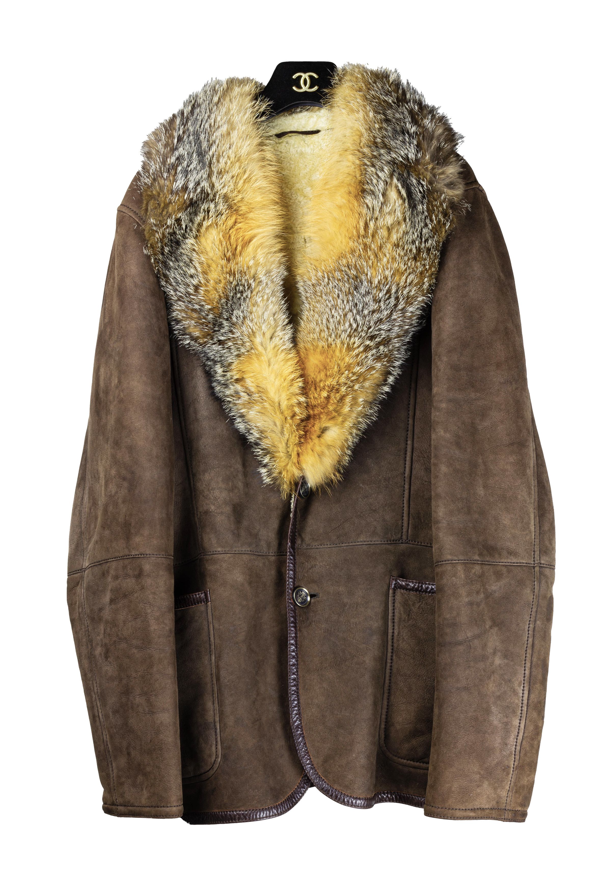 Gucci GUCCI FUR COLLAR SHEEP SHEARLING COAT JACKET Size US L / EU 52-54 / 3 - 1 Thumbnail