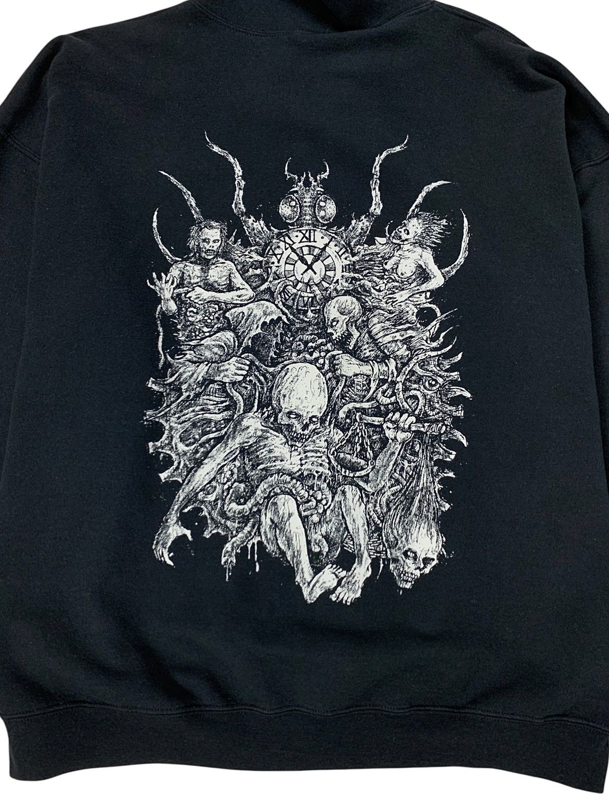 Metal Mulisha 00s Vintage Death Metal Scordatura Rock Band Hoodie Y2K Size US XL / EU 56 / 4 - 5 Thumbnail