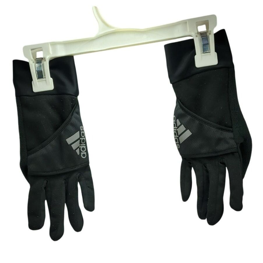 Adidas Adidas Black Cold Weather Gloves Fleece Lined Size Small Size ONE SIZE - 2 Thumbnail