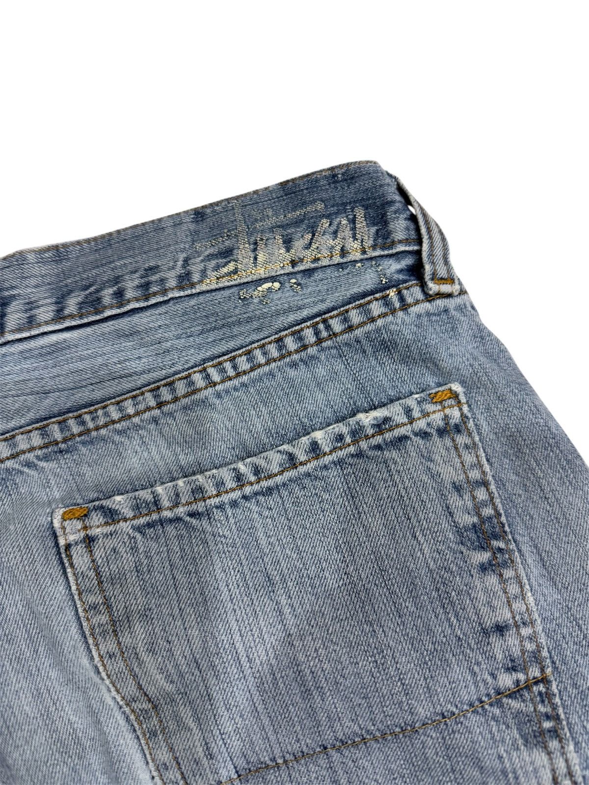 Stussy STUSSY DISTRESSED JEANS Size US 36 / EU 52 - 6 Thumbnail