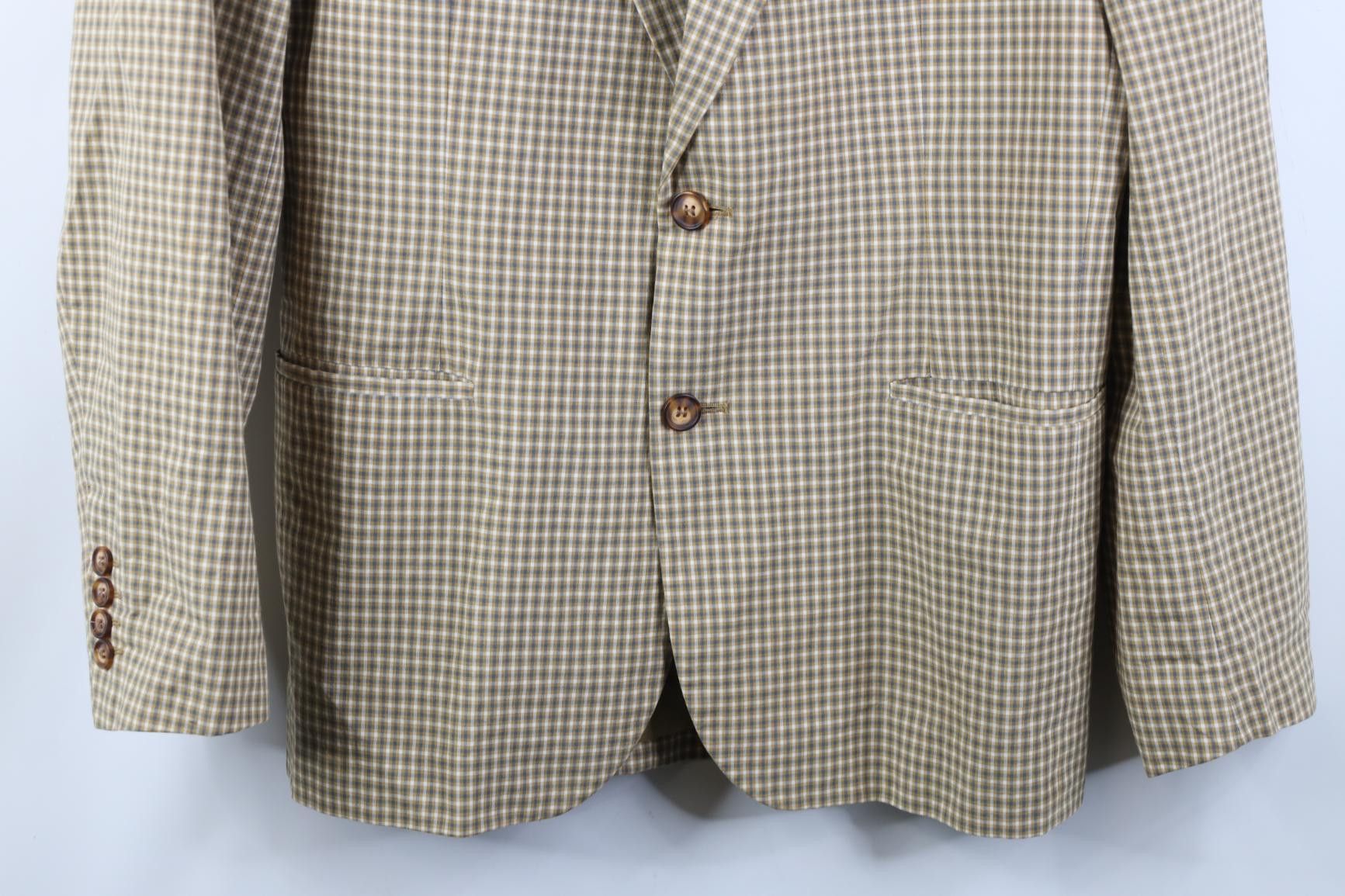 Gap Vintage 90s Gap Button Suit Coat Blazer Jacket Plaid Cotton Size US S / EU 44-46 / 1 - 3 Thumbnail