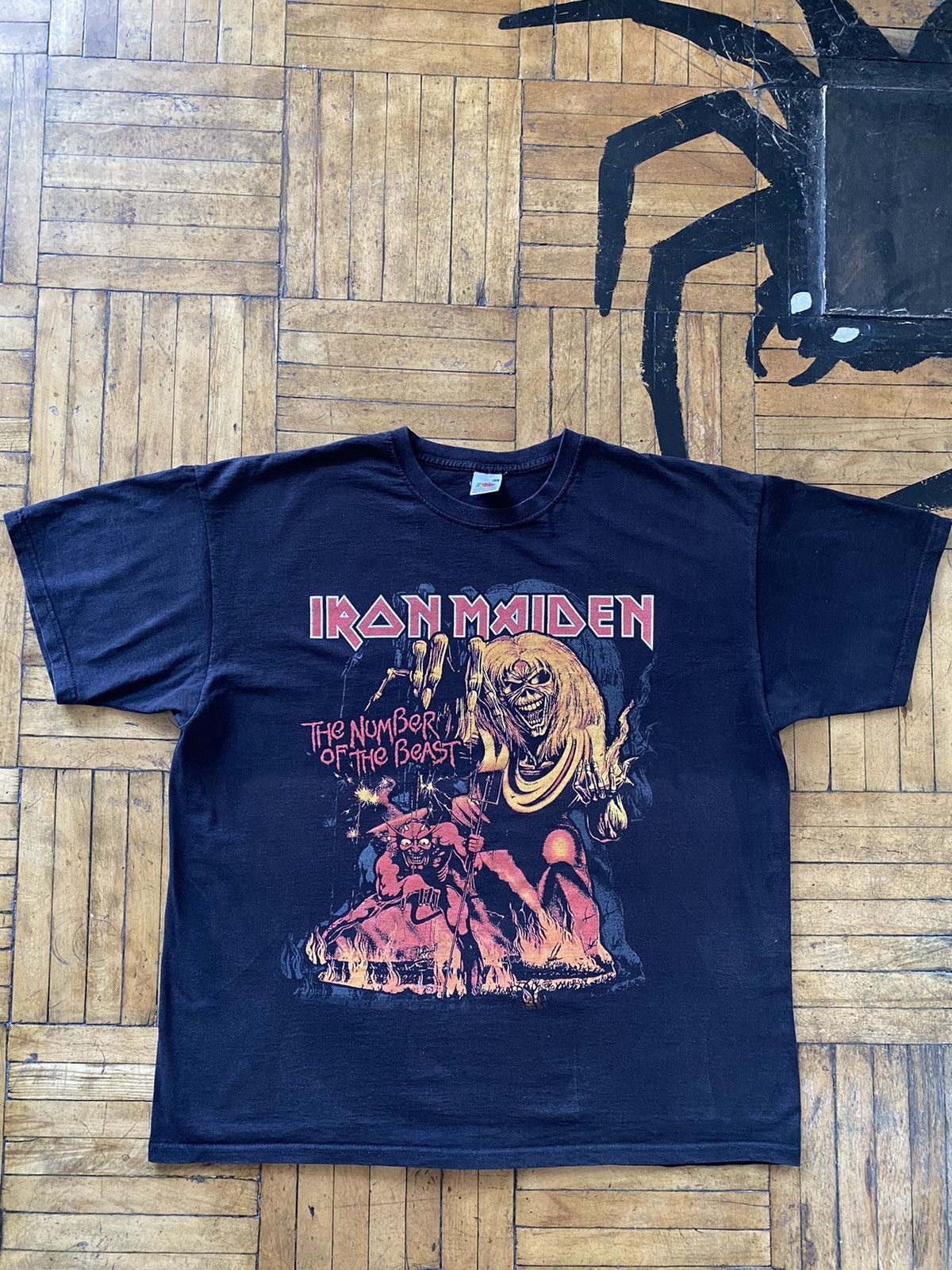 Iron maiden vintage iron maiden the number of the beast tee shirt 