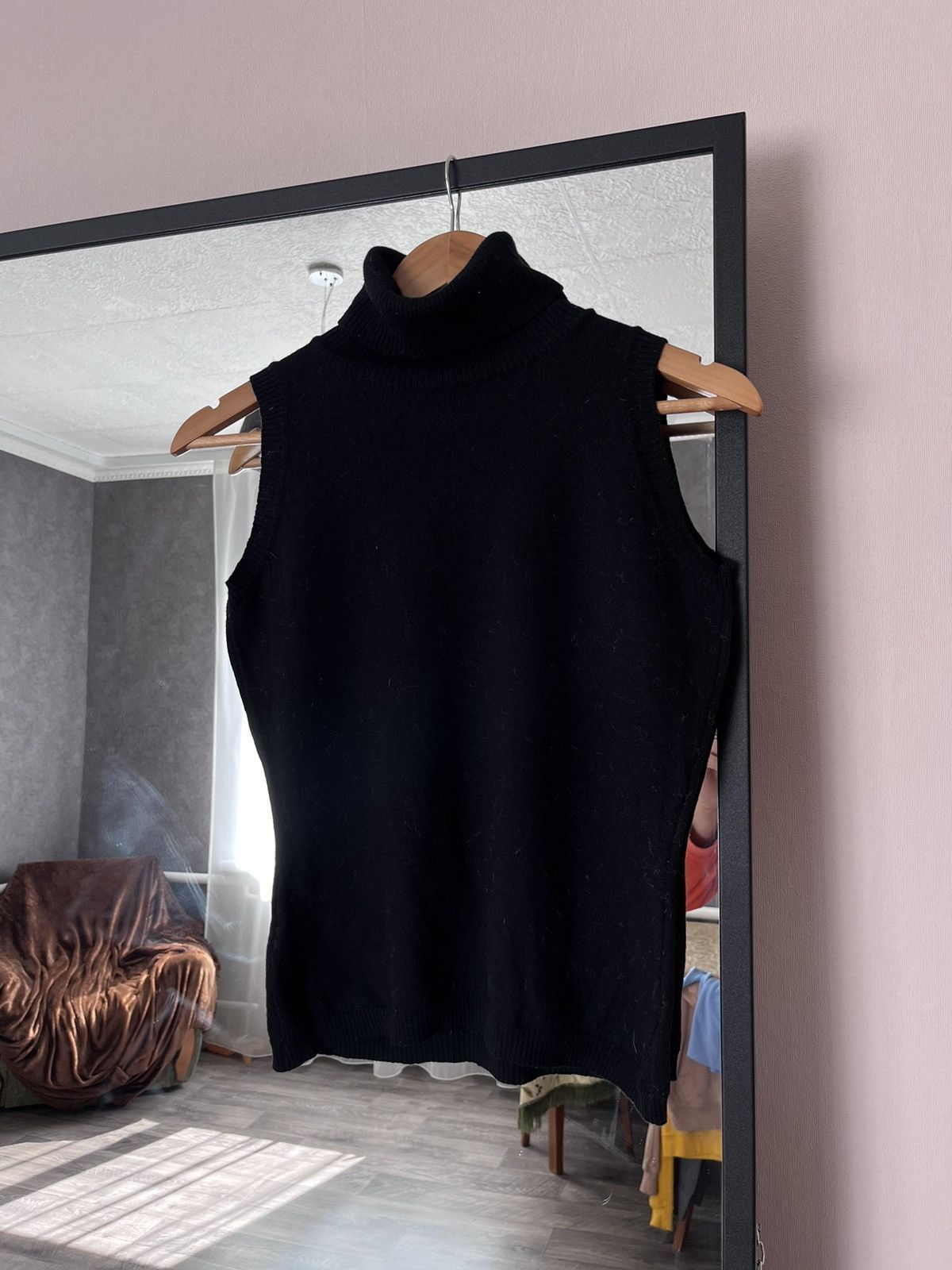 Versus Versace Vintage Versus Gianni Versace Turtleneck Vest sweater Size L / US 10 / IT 46 - 2 Thumbnail