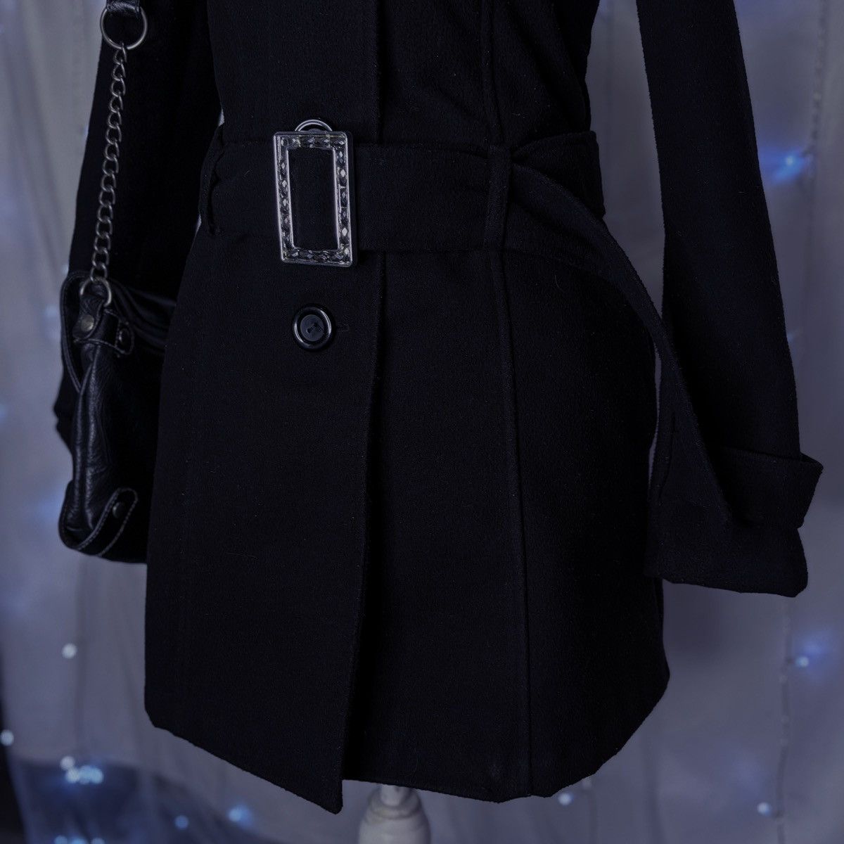 Celine Celine Vintage Black Coat Size S / US 4 / IT 40 - 3 Thumbnail