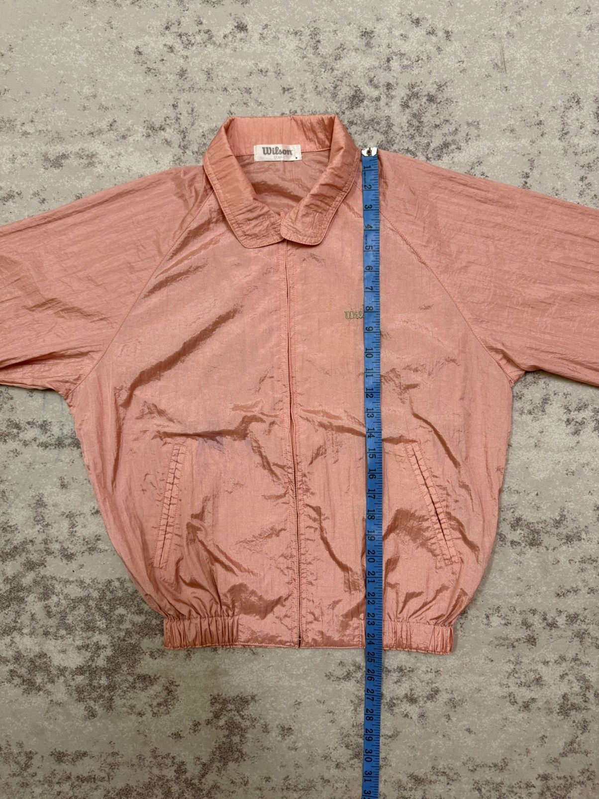 Wilson Vintage Wilson pink iridescent windbreaker jacket nylon Size US M / EU 48-50 / 2 - 15 Thumbnail