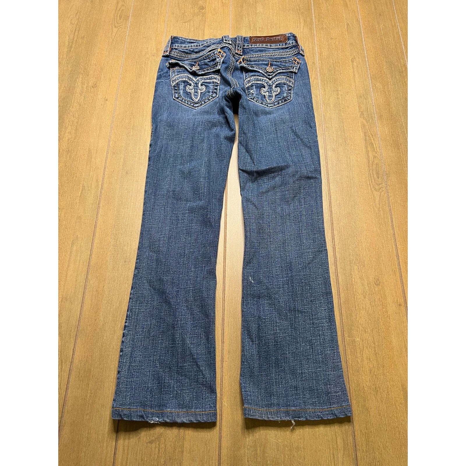 Rock Revival Y2K Rock Revival Women’s Debbie Bootcut Jean Size 28 flare Size 28" / US 6 / IT 42 - 6 Thumbnail