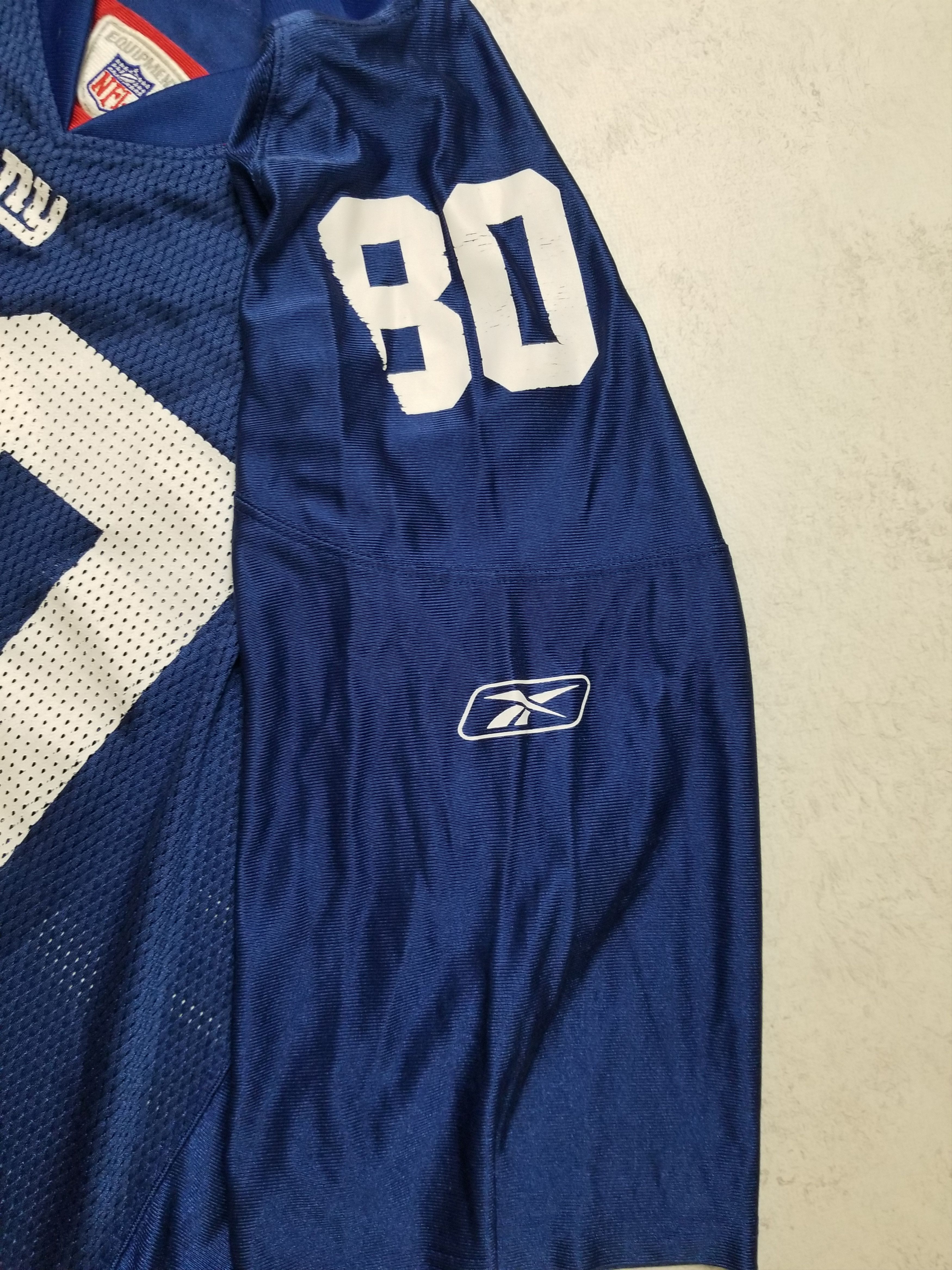 Reebok VTG New York Giants Jeremy Shockey #80 NFL Equipment Jersey Size US XL / EU 56 / 4 - 5 Thumbnail