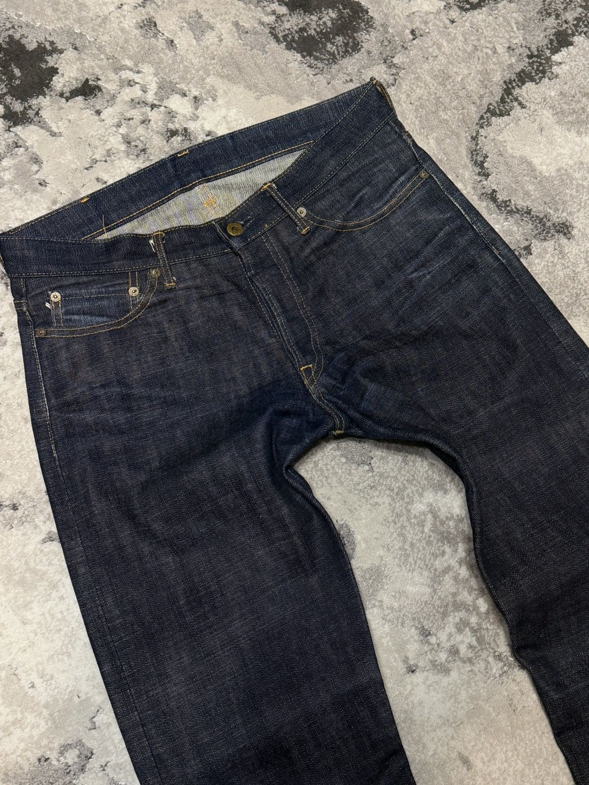 Japan Blue Crazy Japan Blue Selvedge Indigo Jeans Hedi Yohji Raf Miyake Size US 31 - 21 Thumbnail