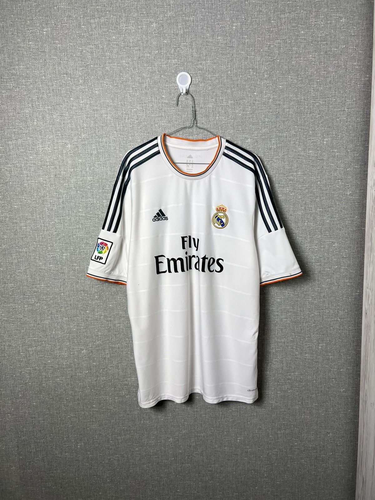 Adidas #9 BENZEMA Real Madrid 2013/14 Adidas Home Jersey Size US XL / EU 56 / 4 - 1 Thumbnail