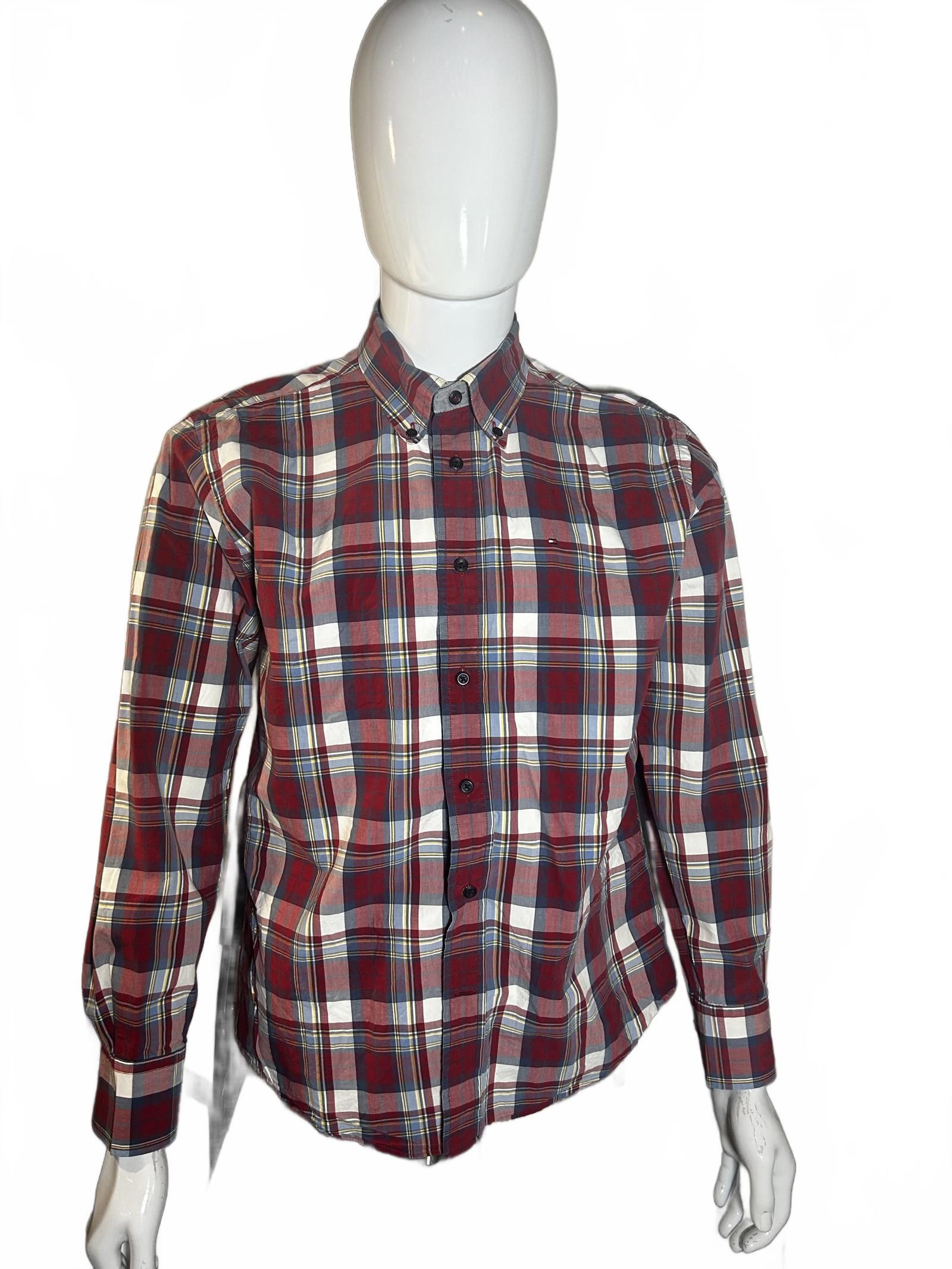 Tommy Hilfiger Tommy Hilfiger Men's Heritage Poplin Check Shirt - Size M Size US M / EU 48-50 / 2 - 1 Thumbnail