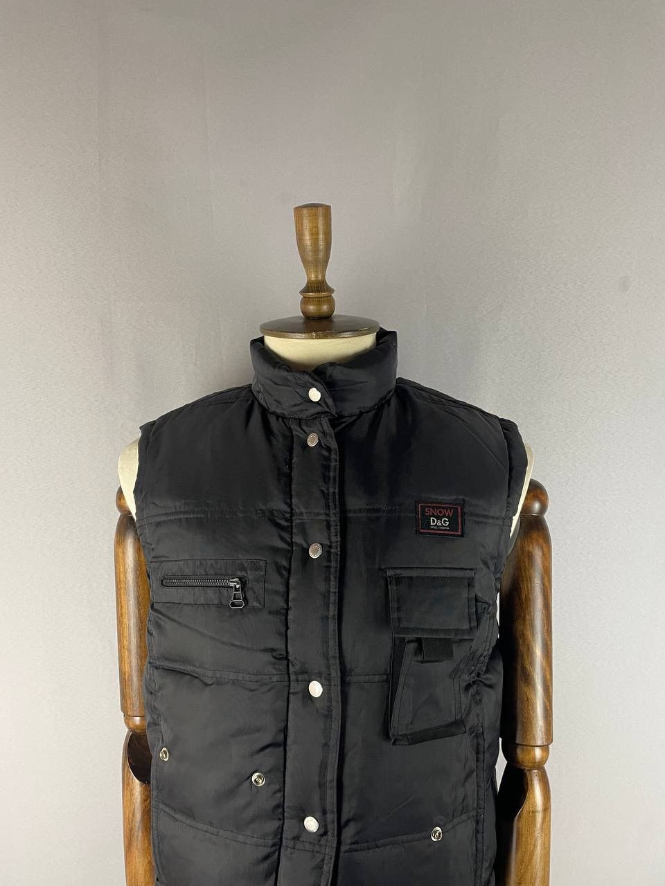 Dolce & Gabbana Dolce&Gabbana Vest Black Jacket Snow Size US S / EU 44-46 / 1 - 2 Thumbnail