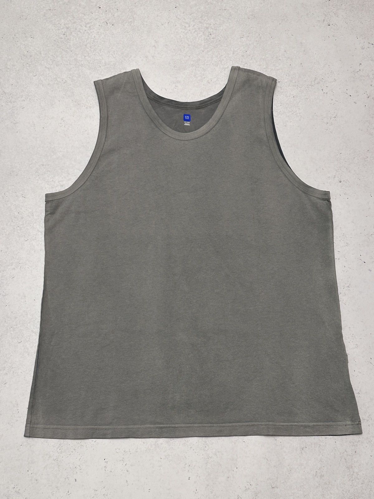 image of Yeezy Gap Tank Top By Balenciaga in Grey, Men's (Size 2XL)