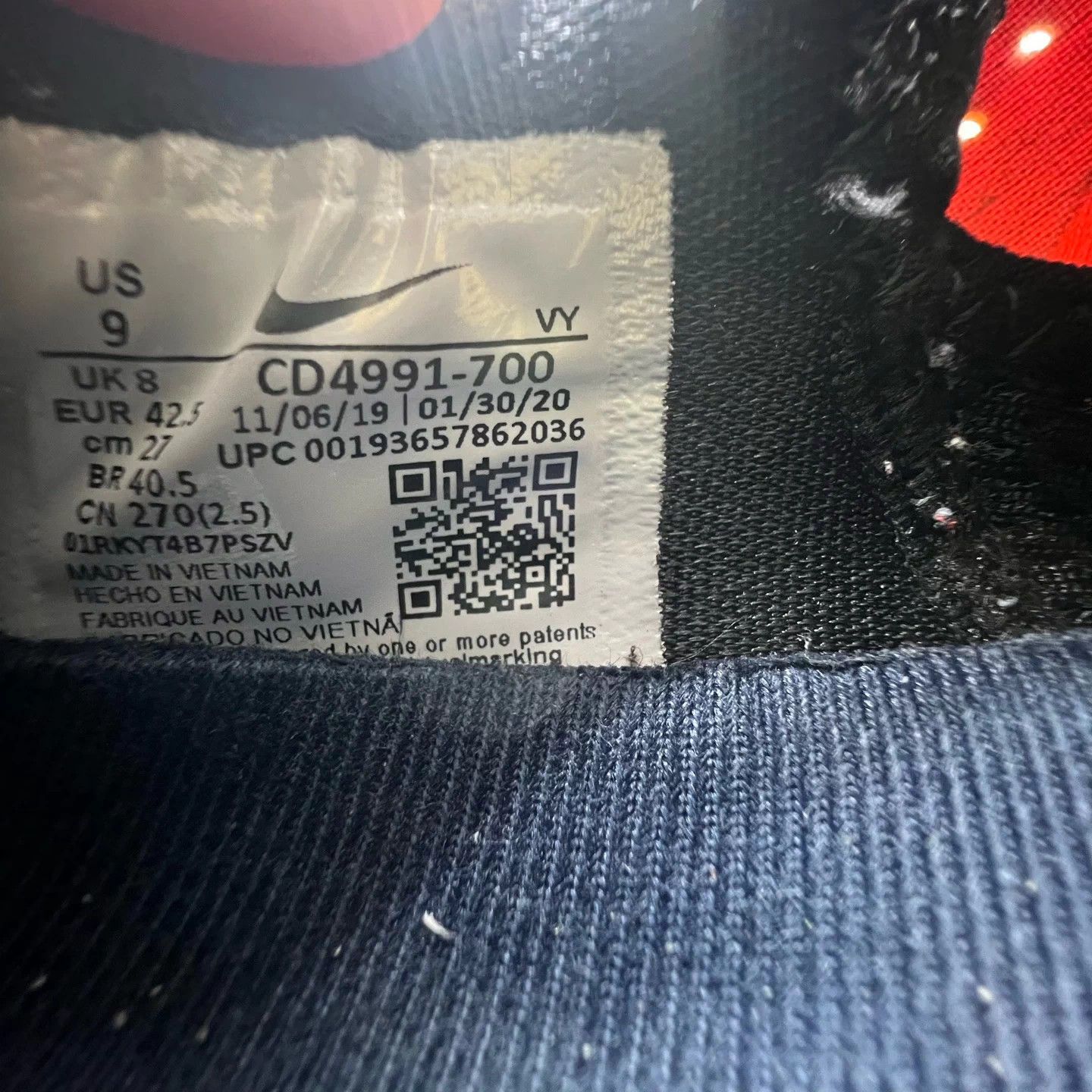 Nike ZK5 Bruce Lee Black/Yellow 42.5 (boxed) upper flaw Size US 9.5 / EU 42-43 - 8 Thumbnail