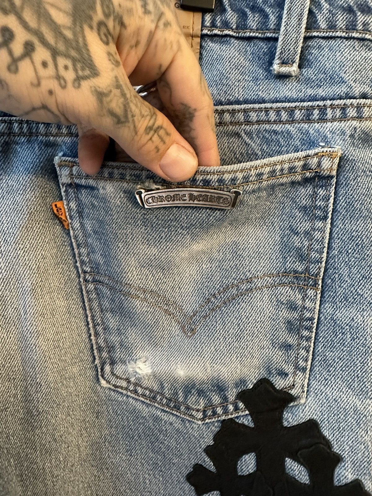 Chrome Hearts Chrome Hearts Levi cross patch shorts SICK Size US 34 / EU 50 - 5 Thumbnail