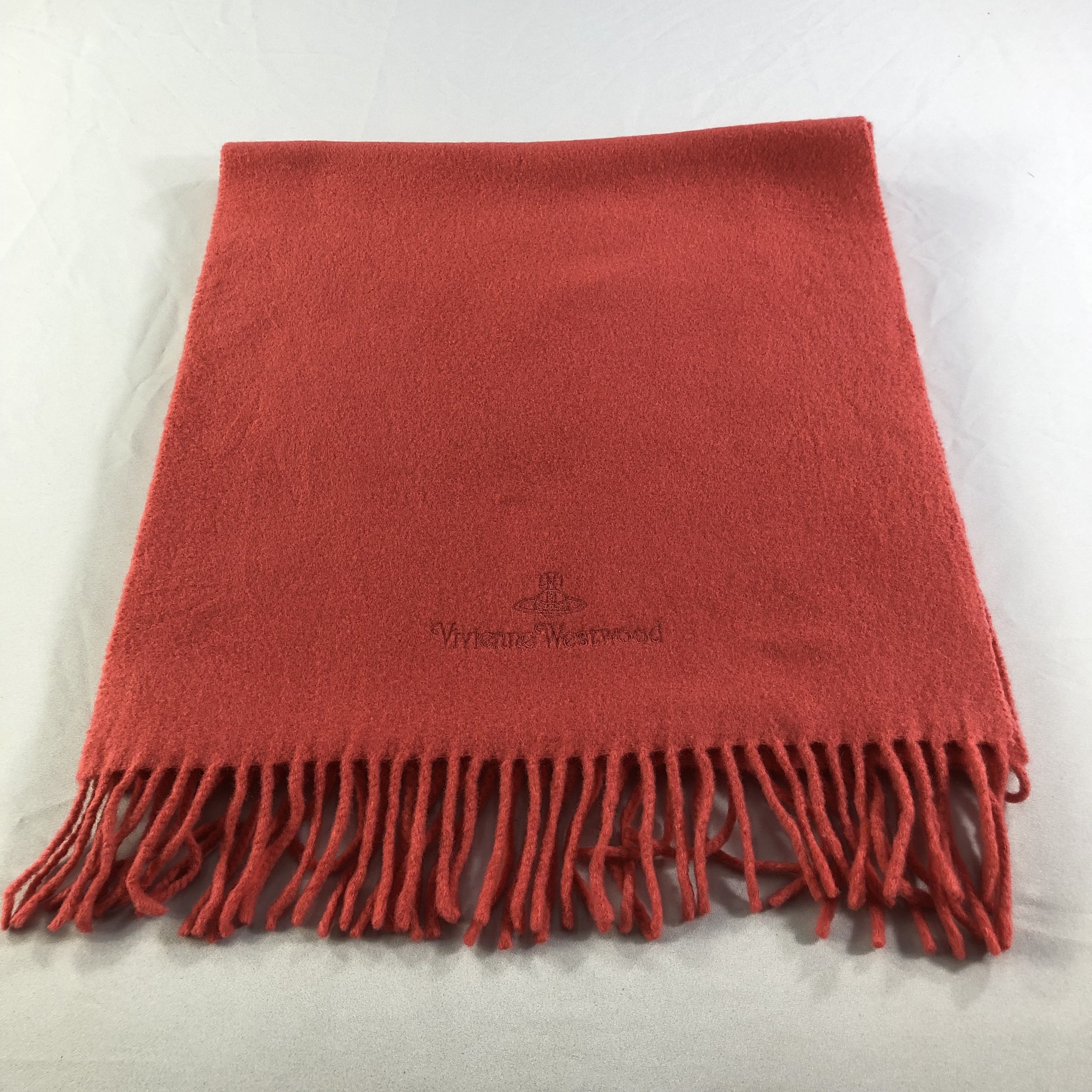 Vivienne Westwood Vivienne Westwood Plain Wool Scarf Muffler V1678 Size ONE SIZE - 2 Thumbnail