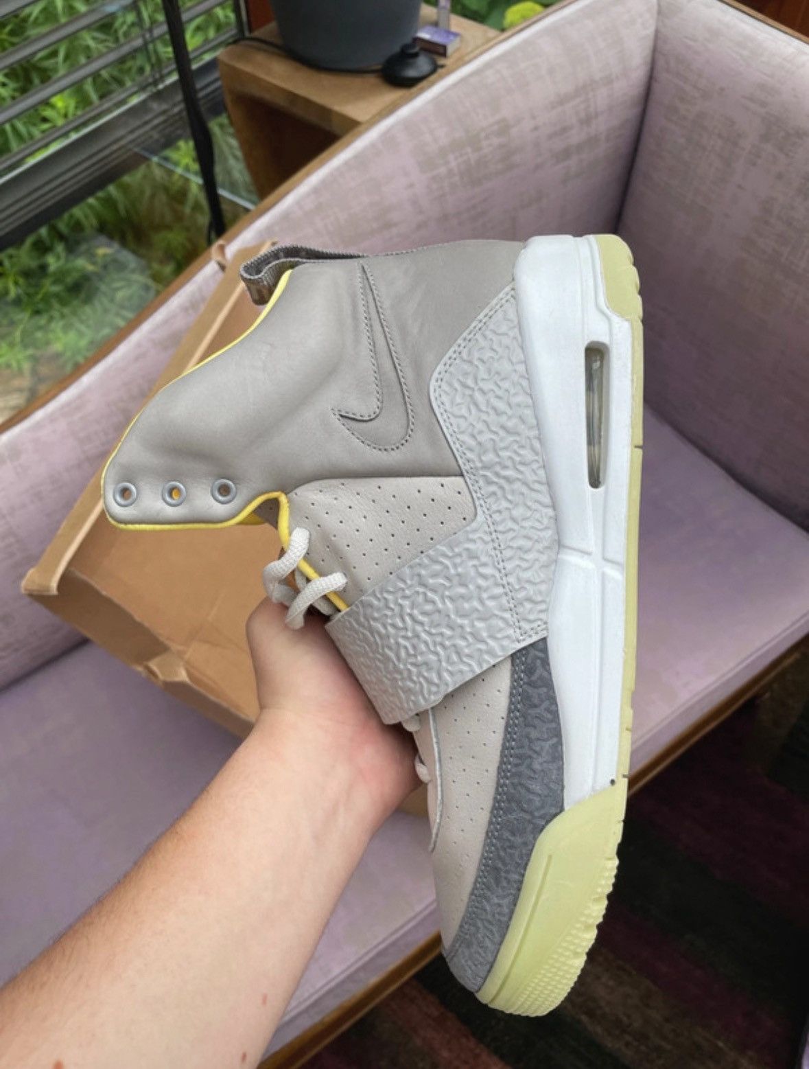Yeezy Nike Air Yeezy 1 Zen Grey Size US 11 / EU 44 - 4 Thumbnail
