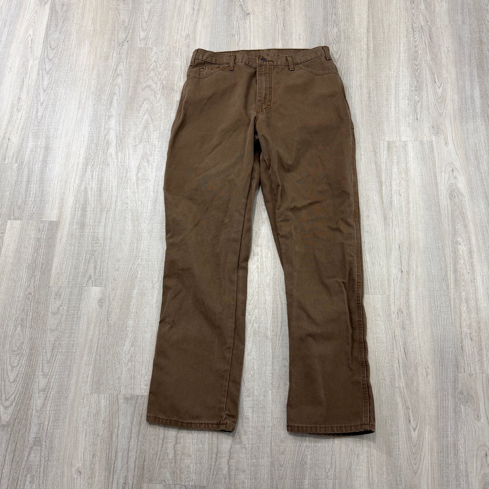Dickies Vintage Dickies Carpenter Pants Men's 36x34 Brown Workwear Size US 36 / EU 52 - 1 Thumbnail