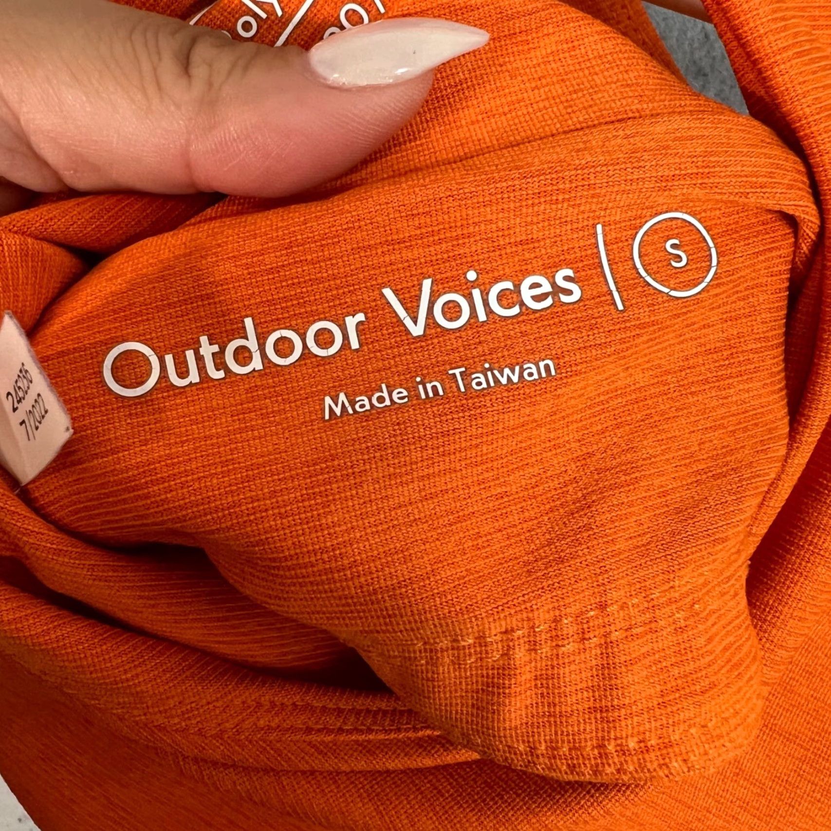 Outdoor Voices Outdoor Voices Tank Top Womens Size Small Orange Athletic Cropped Racerback Sleeveless Yoga Activewear Summer Spring Shirts Womens Size S / US 4 / IT 40 - 3 Thumbnail