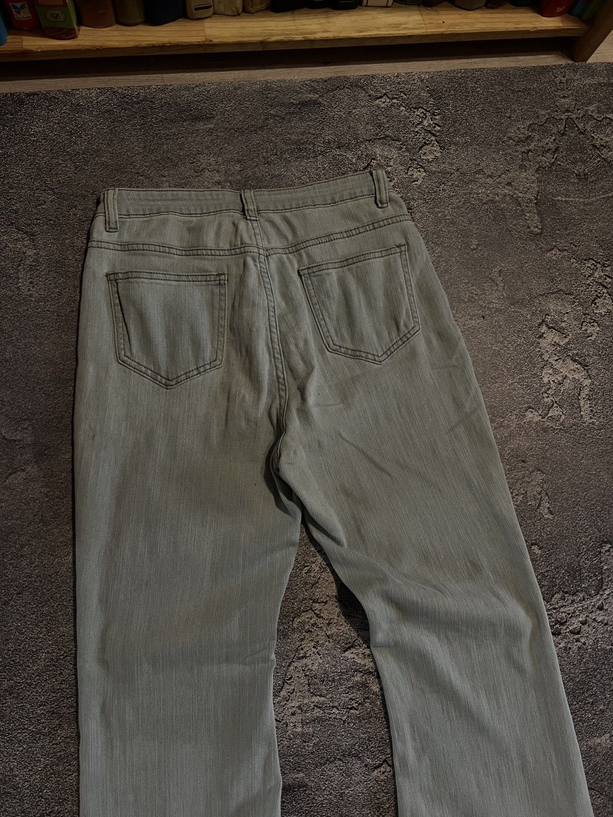 Japanese Brand CRAZY Number Nine style flared pants y2k opium archive drip Size US 30 / EU 46 - 3 Thumbnail