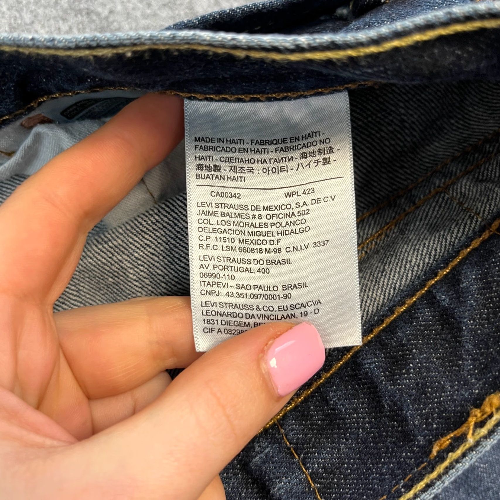 Levi's Levi's 501 Jeans Mens Relaxed Straight 34 Dark Wash Blue 100% Cotton Vintage No Size US 34 / EU 50 - 7 Thumbnail