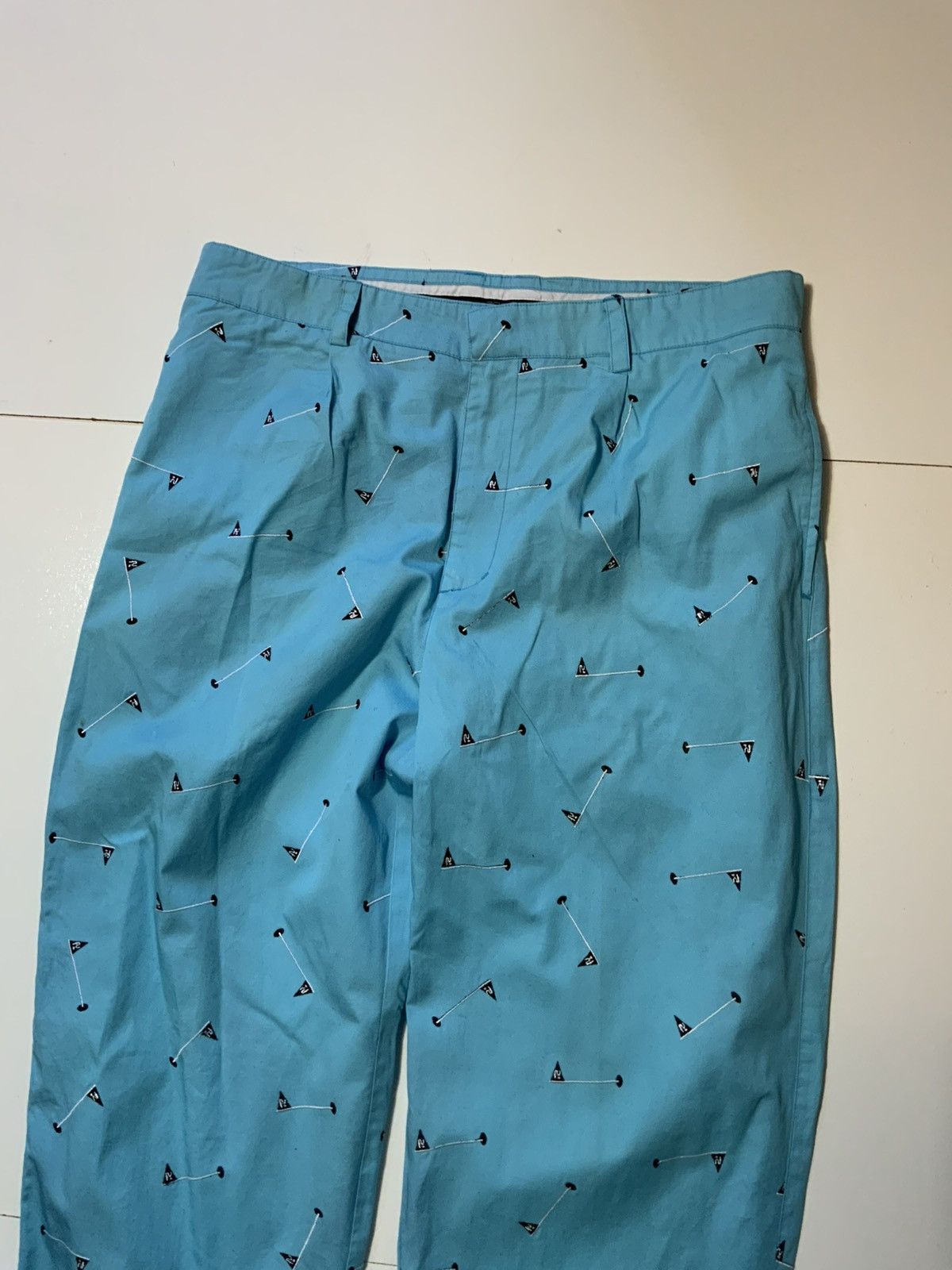 Other Rosasen Golf Flagstick Flag Pole Turquoise Performance Pants Size US 38 / EU 54 - 5 Thumbnail