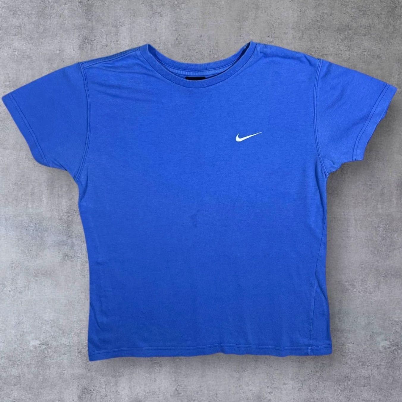 Nike Vintage Nike Classic Embroidered Mini Swoosh Logo Blue Short Sleeve T-Shirt Women's Medium Size M / US 6-8 / IT 42-44 - 2 Thumbnail