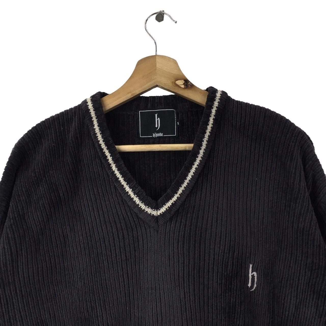 Vintage Vtg DJ HONDA MUSIC Hip Hop Rap V Neck Fleece Sweatshirt Size US M / EU 48-50 / 2 - 2 Thumbnail