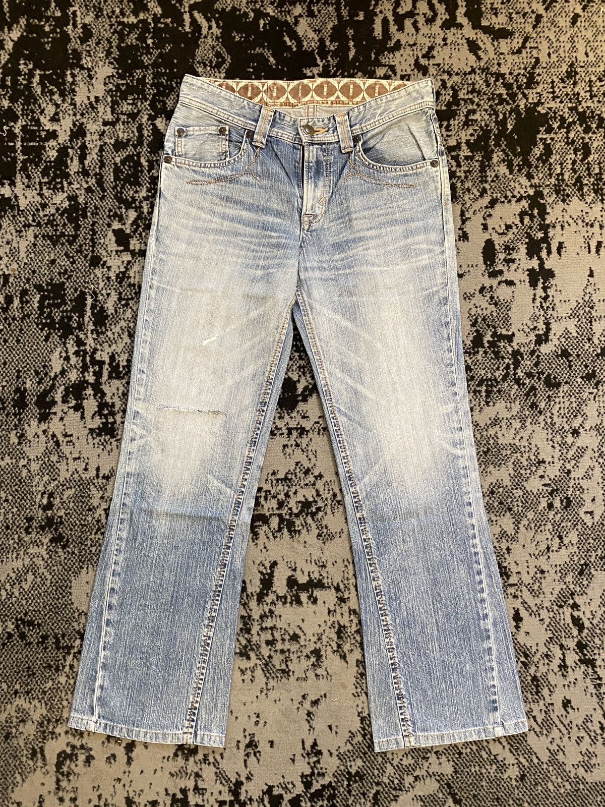 Edwin Edwin XV Flare Japan Washed Denim Vintage Size US 30 / EU 46 - 1 Thumbnail