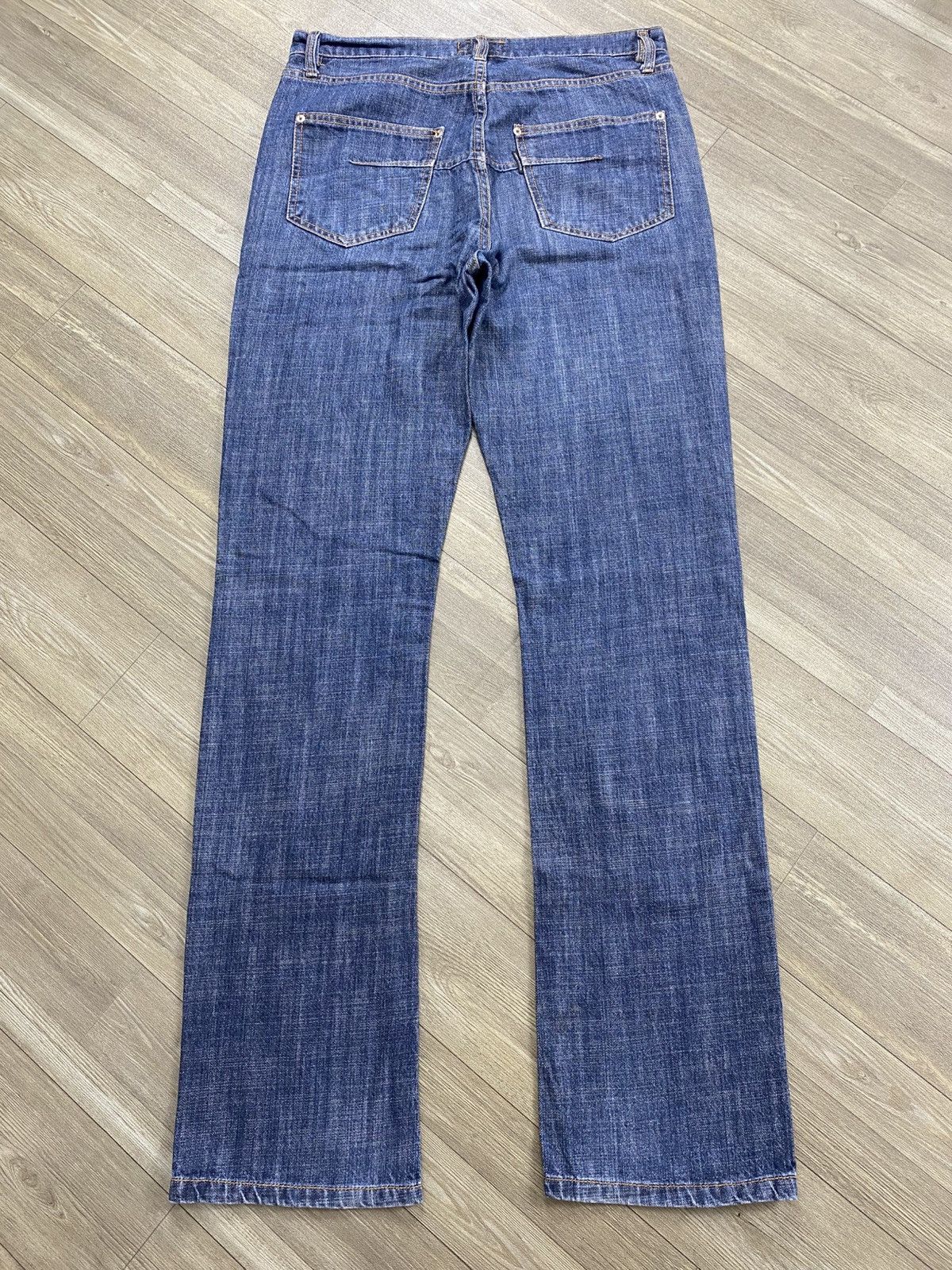 CABANE de ZUCCa Archive Cabane de Zucca Zip Fly Asymmetric Bootcut Jeans Size US 32 / EU 48 - 17 Thumbnail